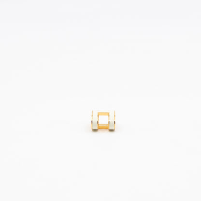 Pop H Pendant Necklace White Gold