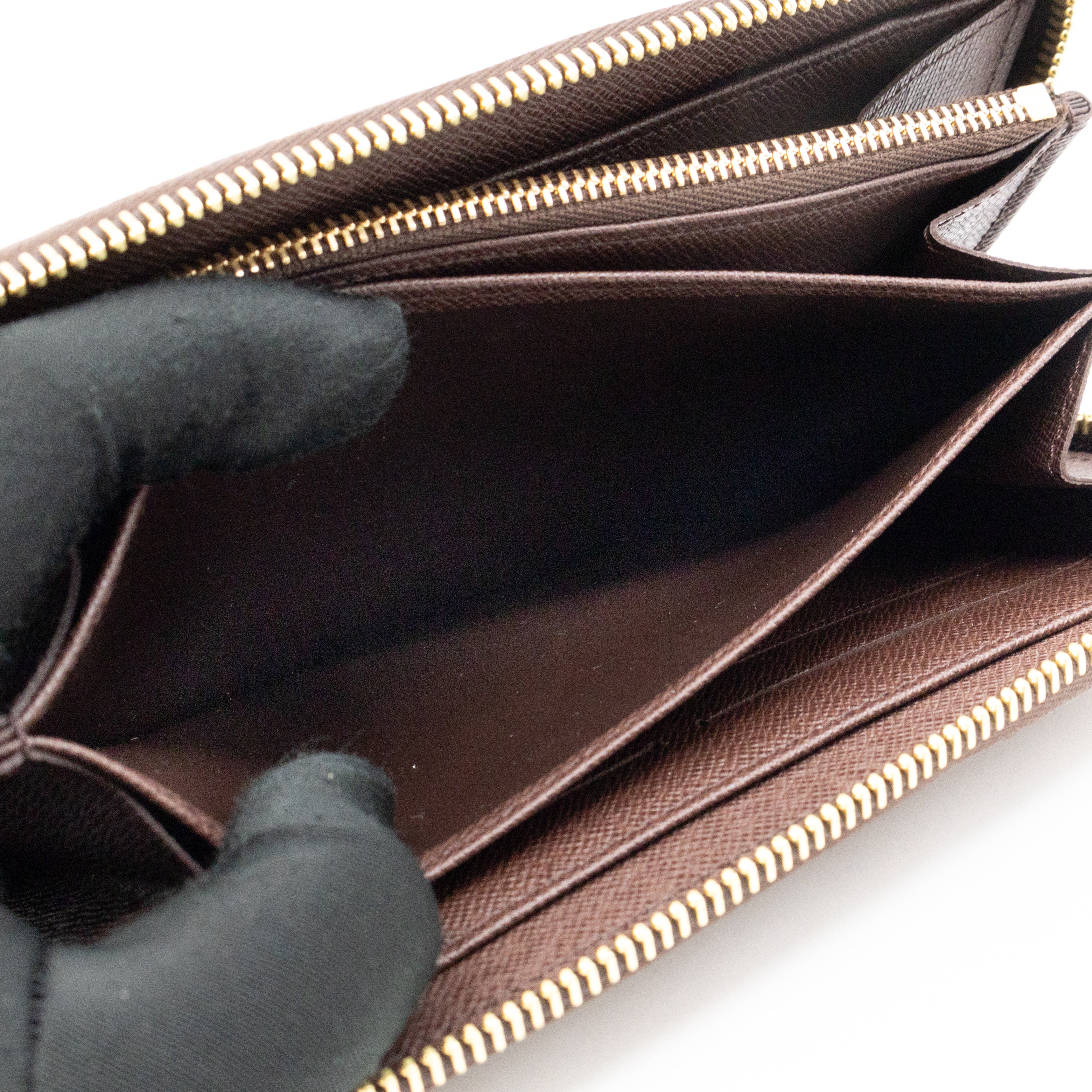 Compact Zippy Wallet Damier Ebene