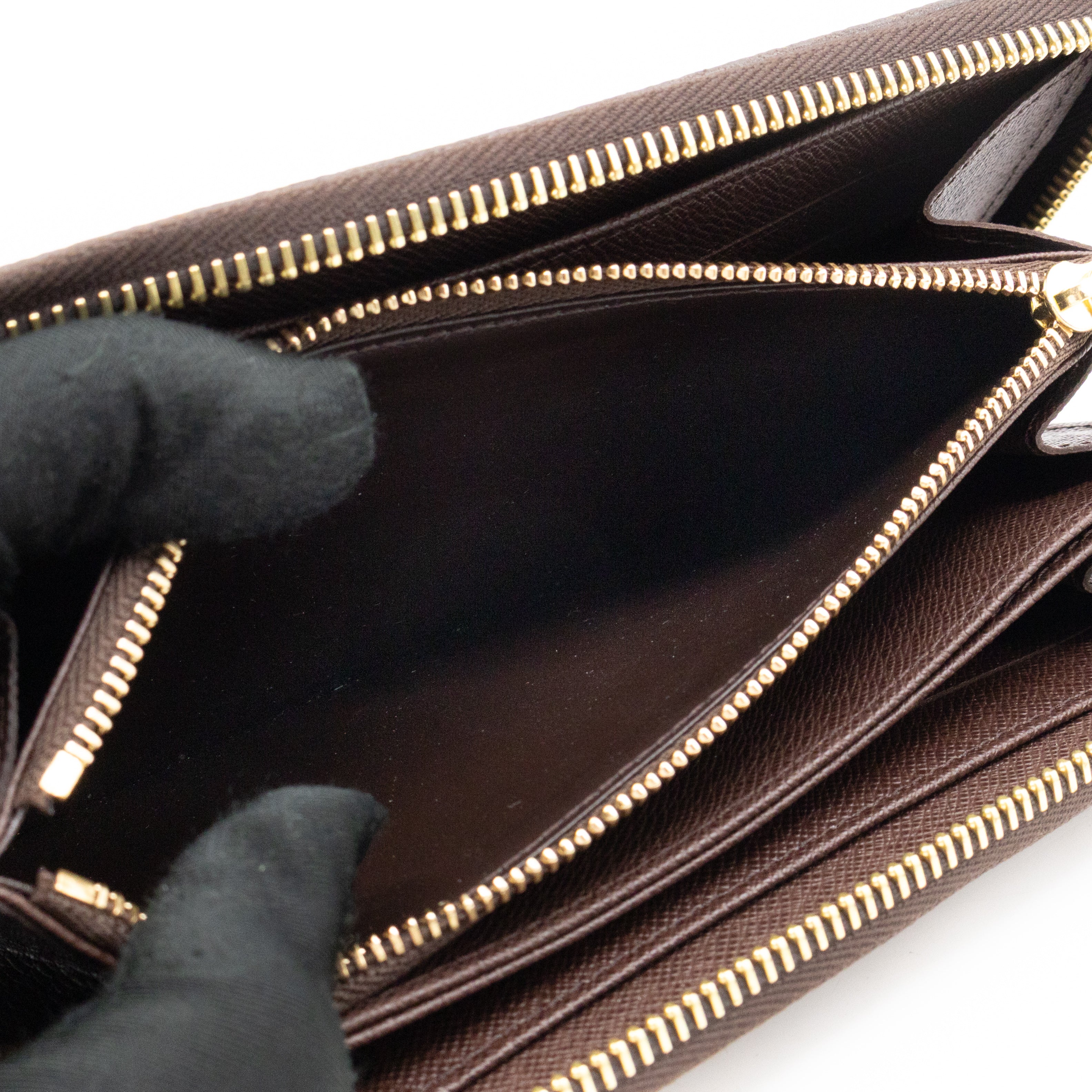 Compact Zippy Wallet Damier Ebene