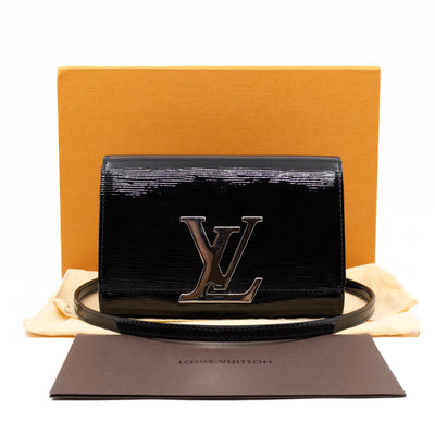 Pochette Louise PM Black Epi Leather