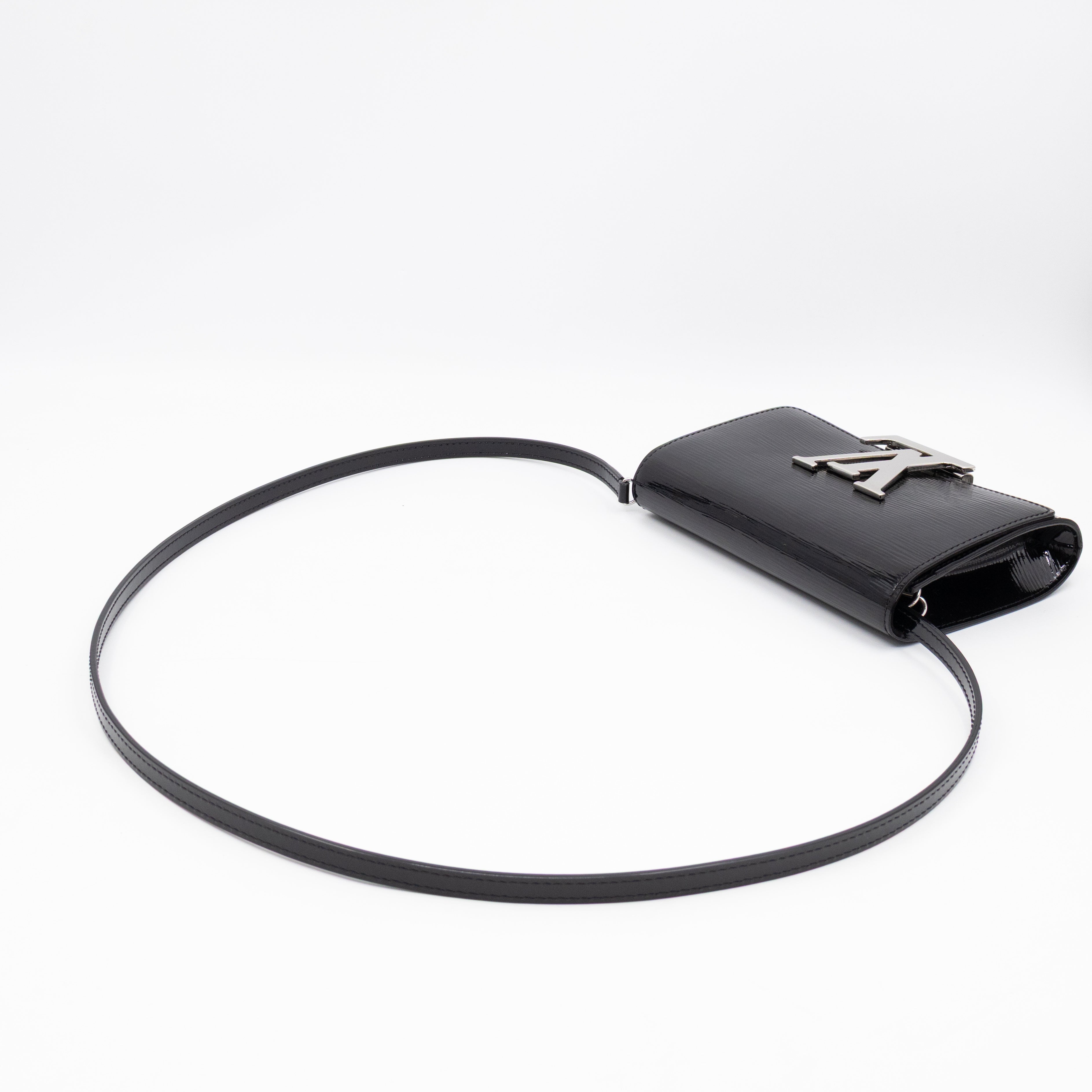 Pochette Louise PM Black Epi Leather