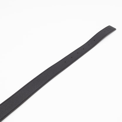 Initials Reversible Belt Monogram Black 75/30