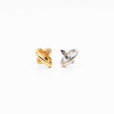 Love Letters Timeless Ring Set M Silver Gold