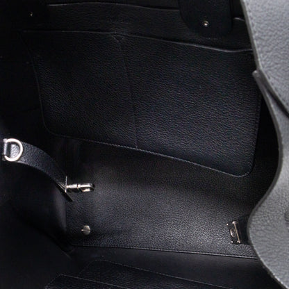 Open Bar Bag Black Leather