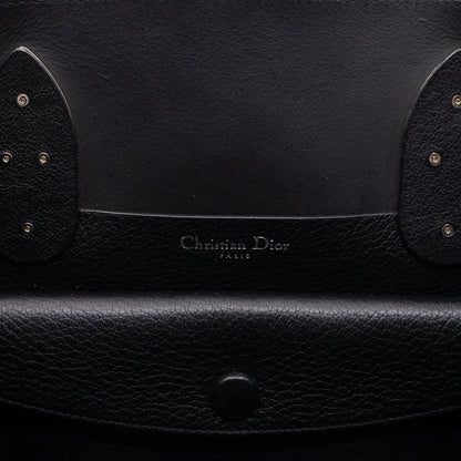 Open Bar Bag Black Leather