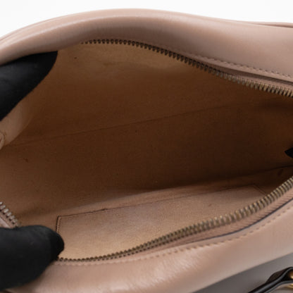 GG Marmont Small Camera Bag Beige Leather