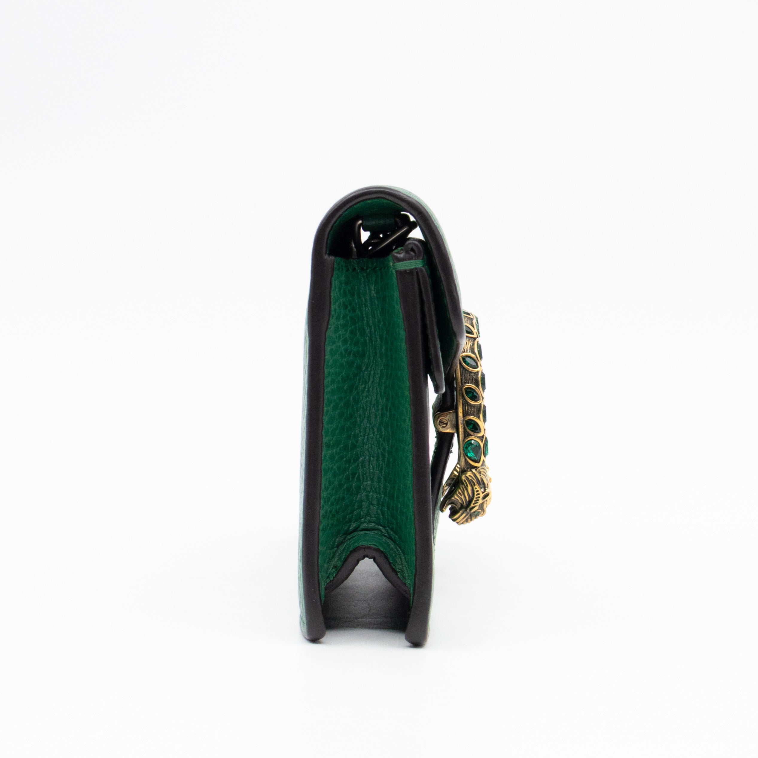 Dionysus Super Mini Green Leather