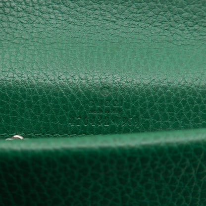 Dionysus Super Mini Green Leather