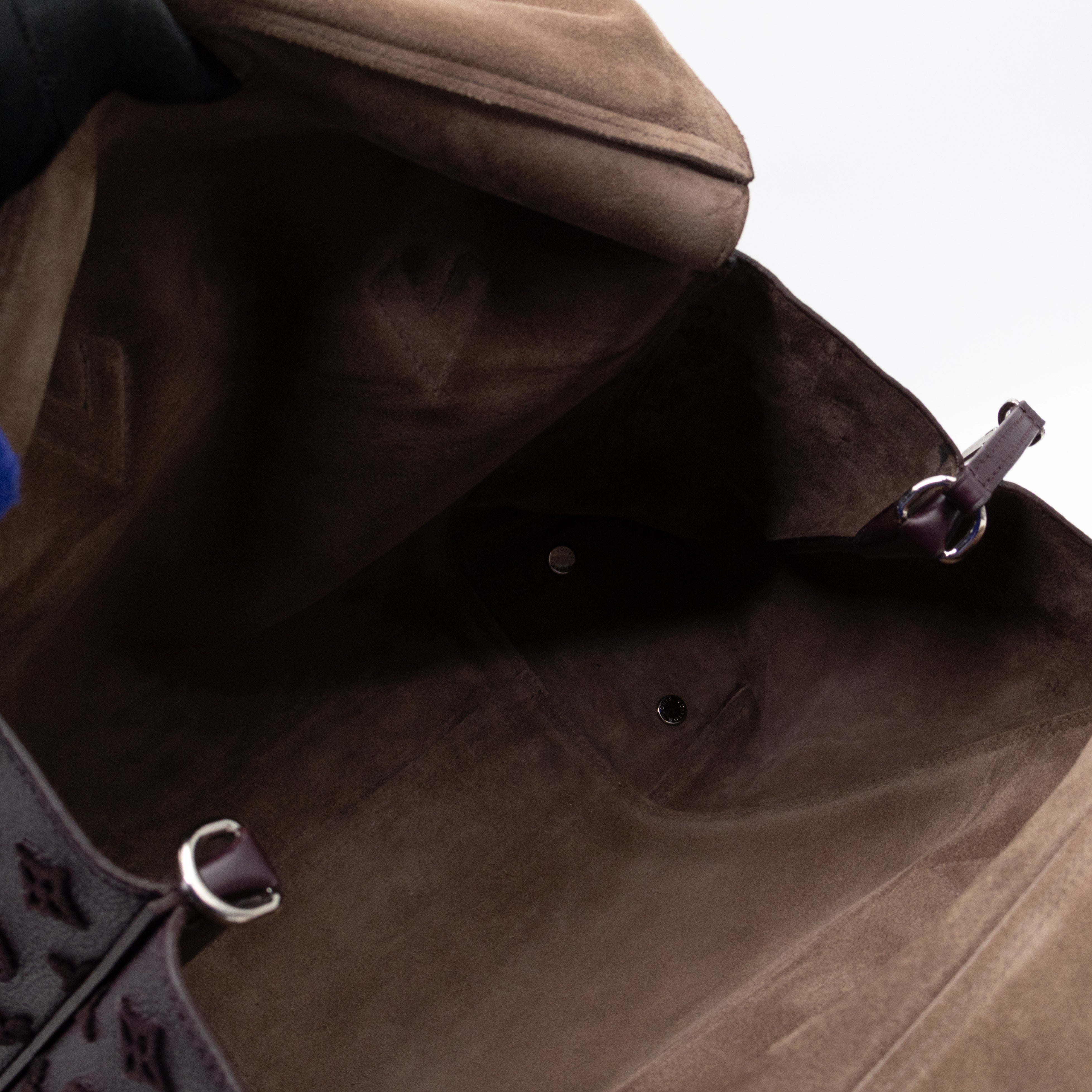 W Tote Bag Quetsche Veau Cachemire Leather