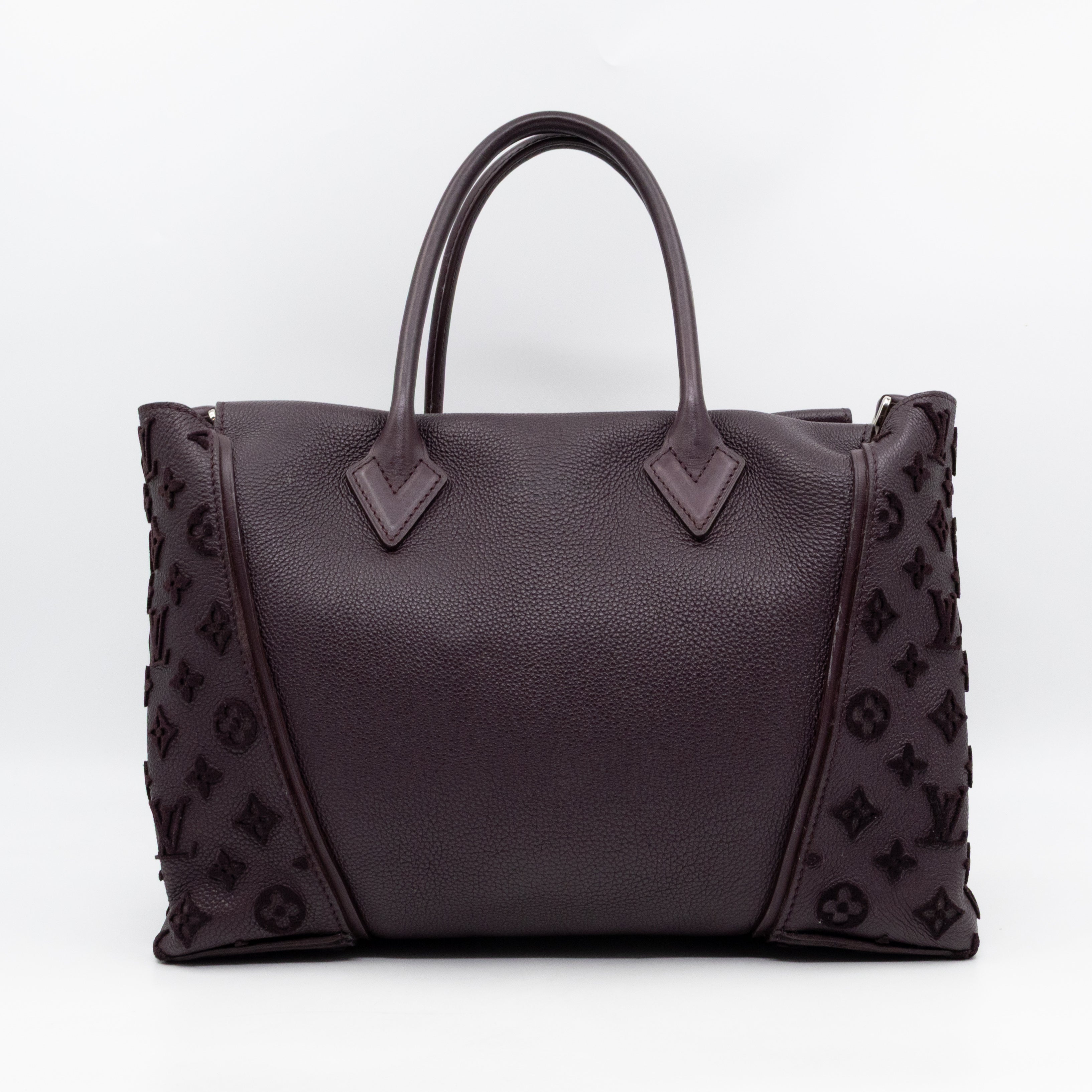 W Tote Bag Quetsche Veau Cachemire Leather