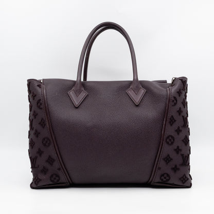 W Tote Bag Quetsche Veau Cachemire Leather