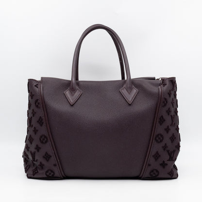 W Tote Bag Quetsche Veau Cachemire Leather