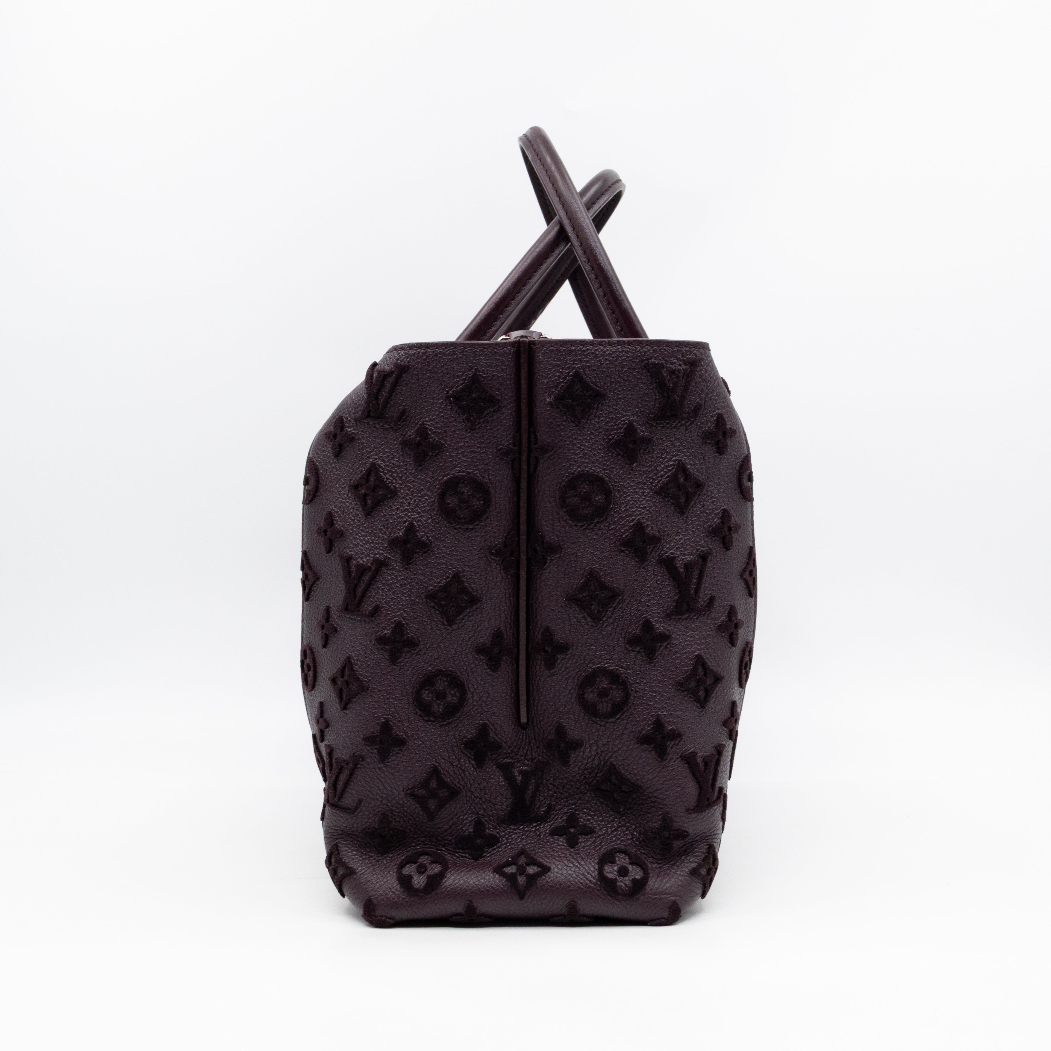 W Tote Bag Quetsche Veau Cachemire Leather