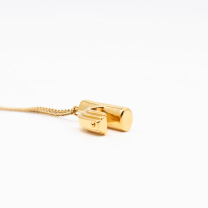 LV & Me Necklace "h" Pendant Gold