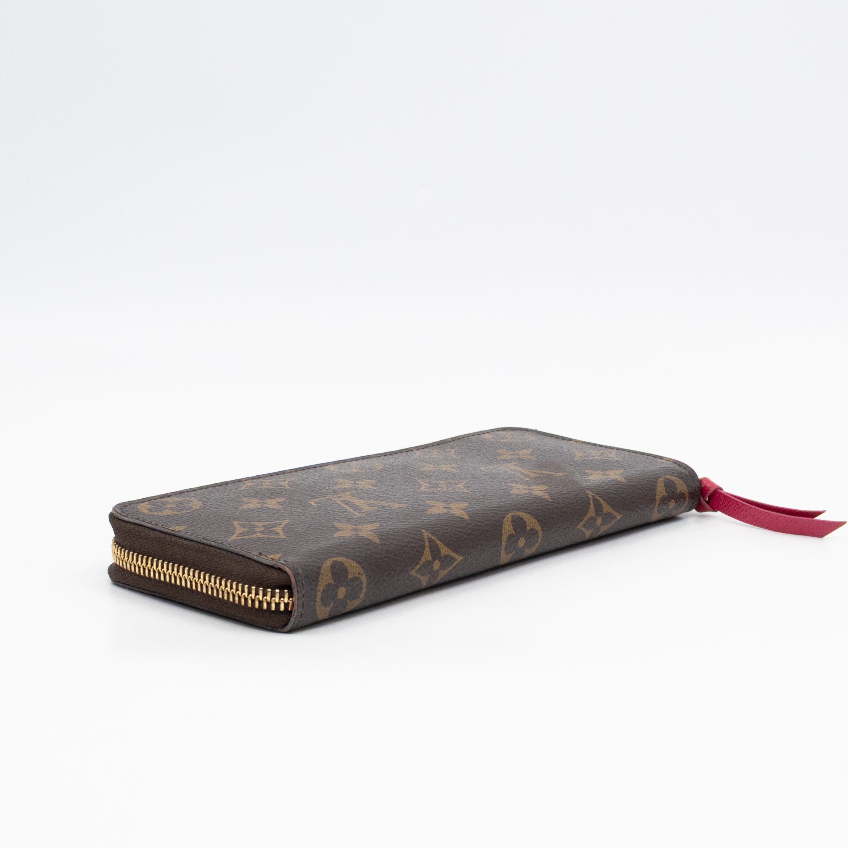 Clemence Wallet Monogram Fuchsia