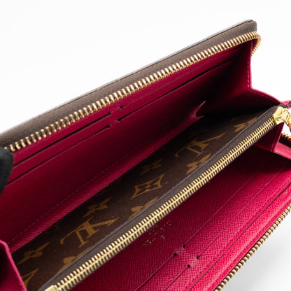 Clemence Wallet Monogram Fuchsia