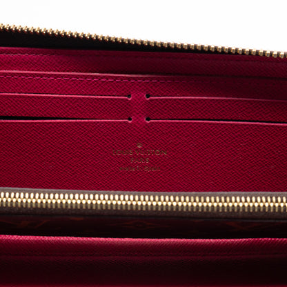 Clemence Wallet Monogram Fuchsia