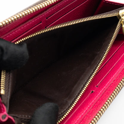 Clemence Wallet Monogram Fuchsia