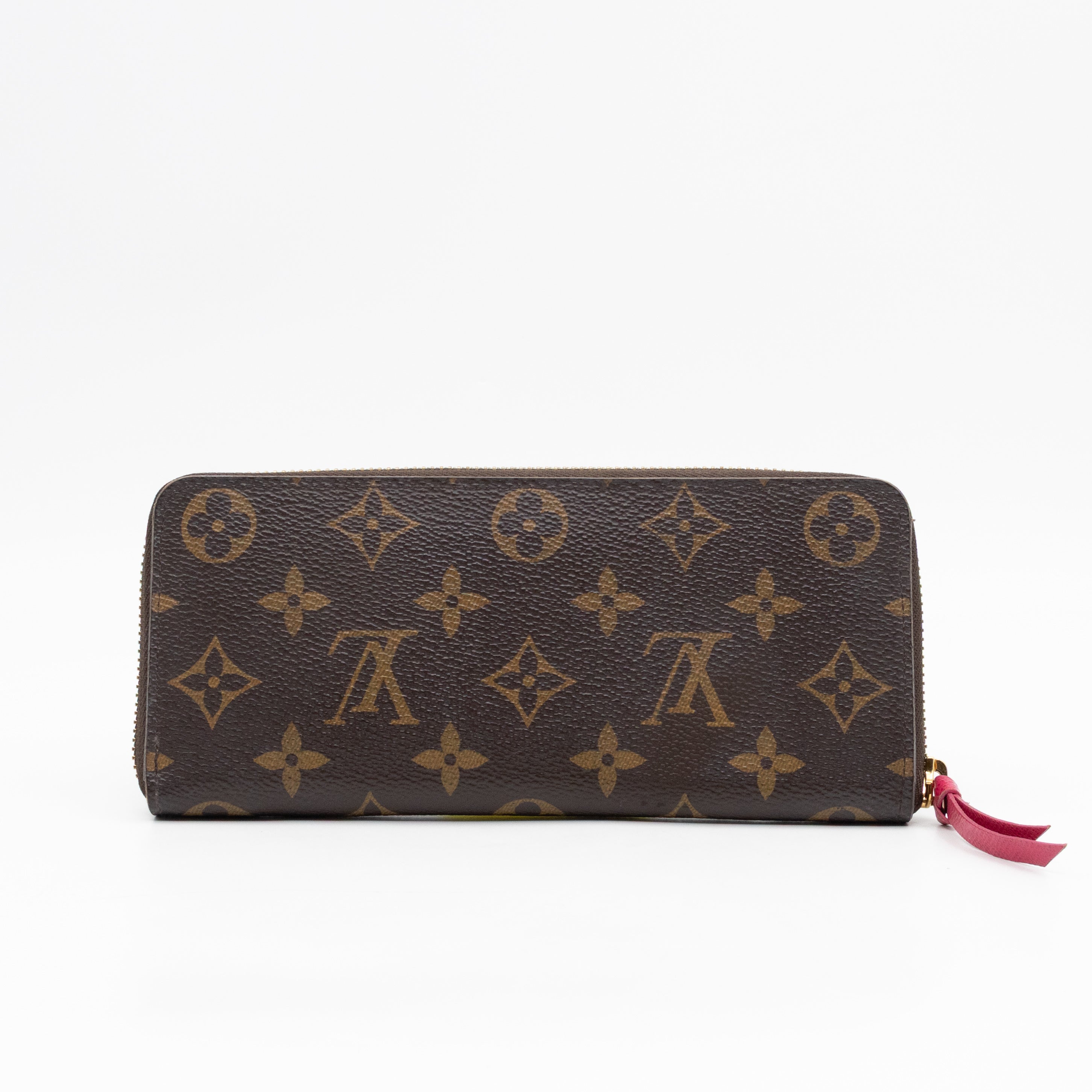Clemence Wallet Monogram Fuchsia