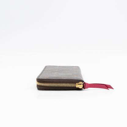 Clemence Wallet Monogram Fuchsia