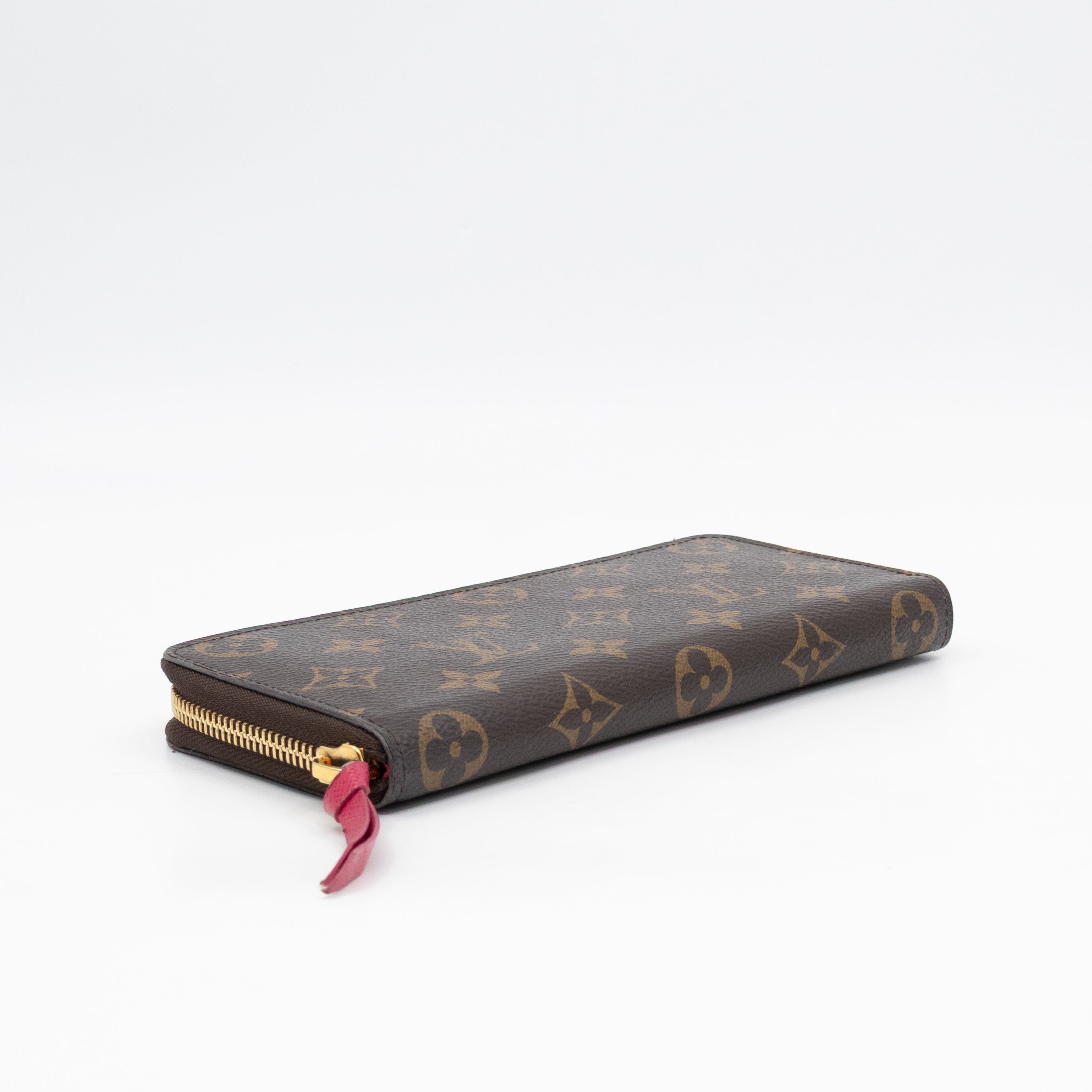 Clemence Wallet Monogram Fuchsia