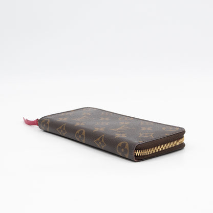 Clemence Wallet Monogram Fuchsia