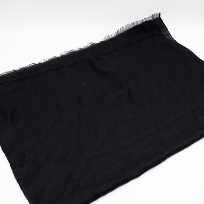 CC Camellia Fringe Cashmere Silk Scarf
