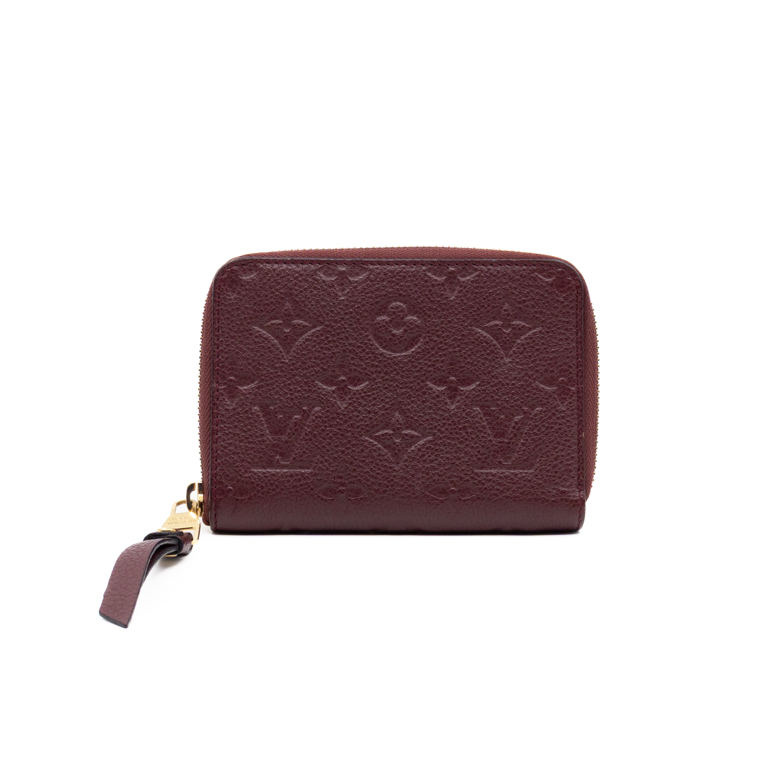 Secret Compact Wallet Burgundy Monogram Empreinte