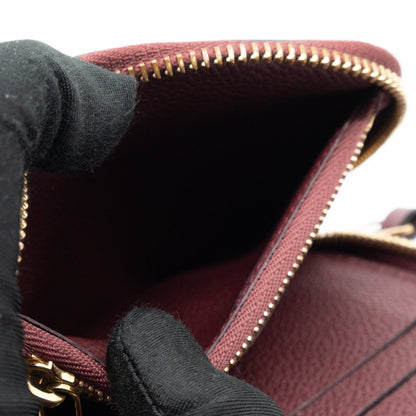 Secret Compact Wallet Burgundy Monogram Empreinte