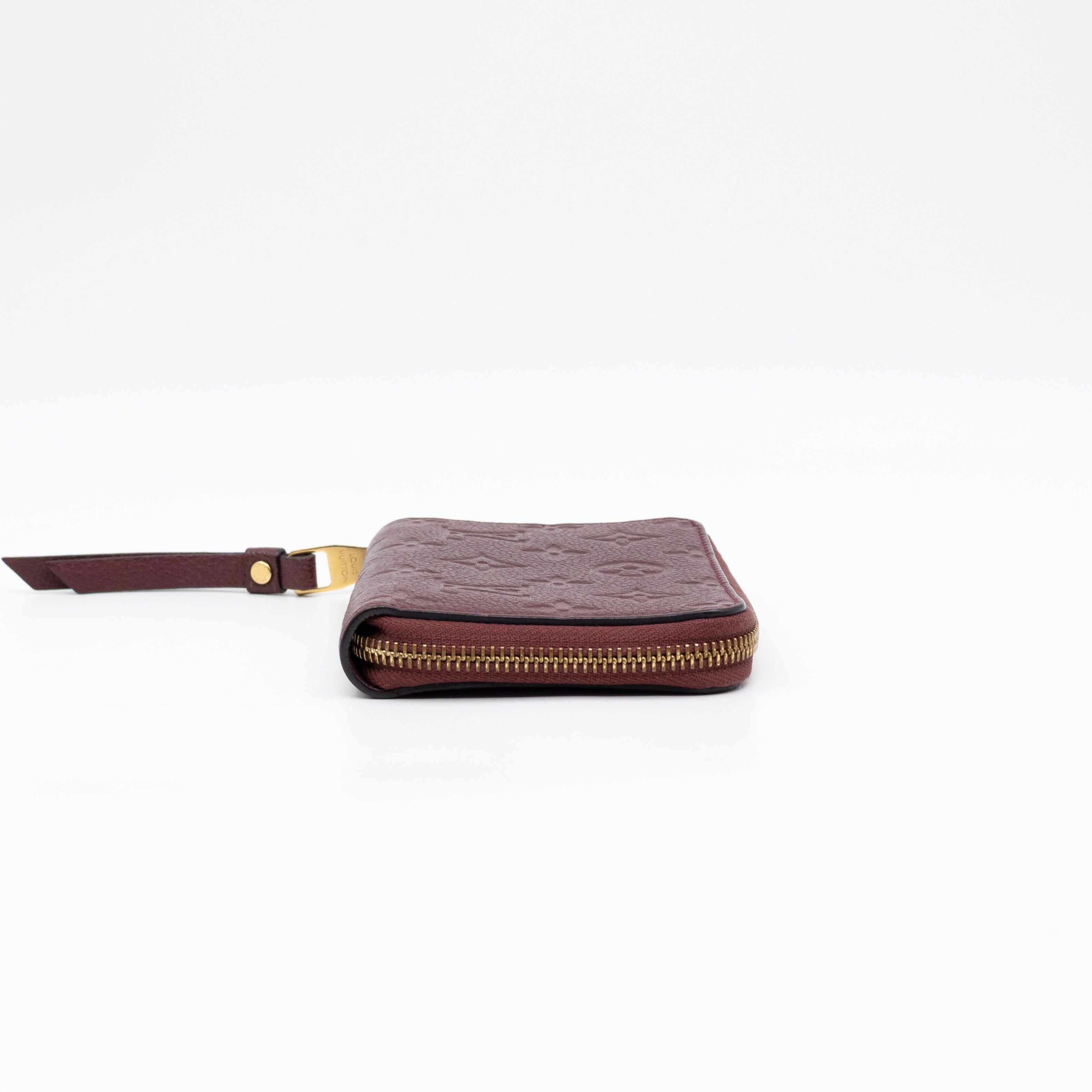 Secret Compact Wallet Burgundy Monogram Empreinte