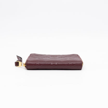 Secret Compact Wallet Burgundy Monogram Empreinte