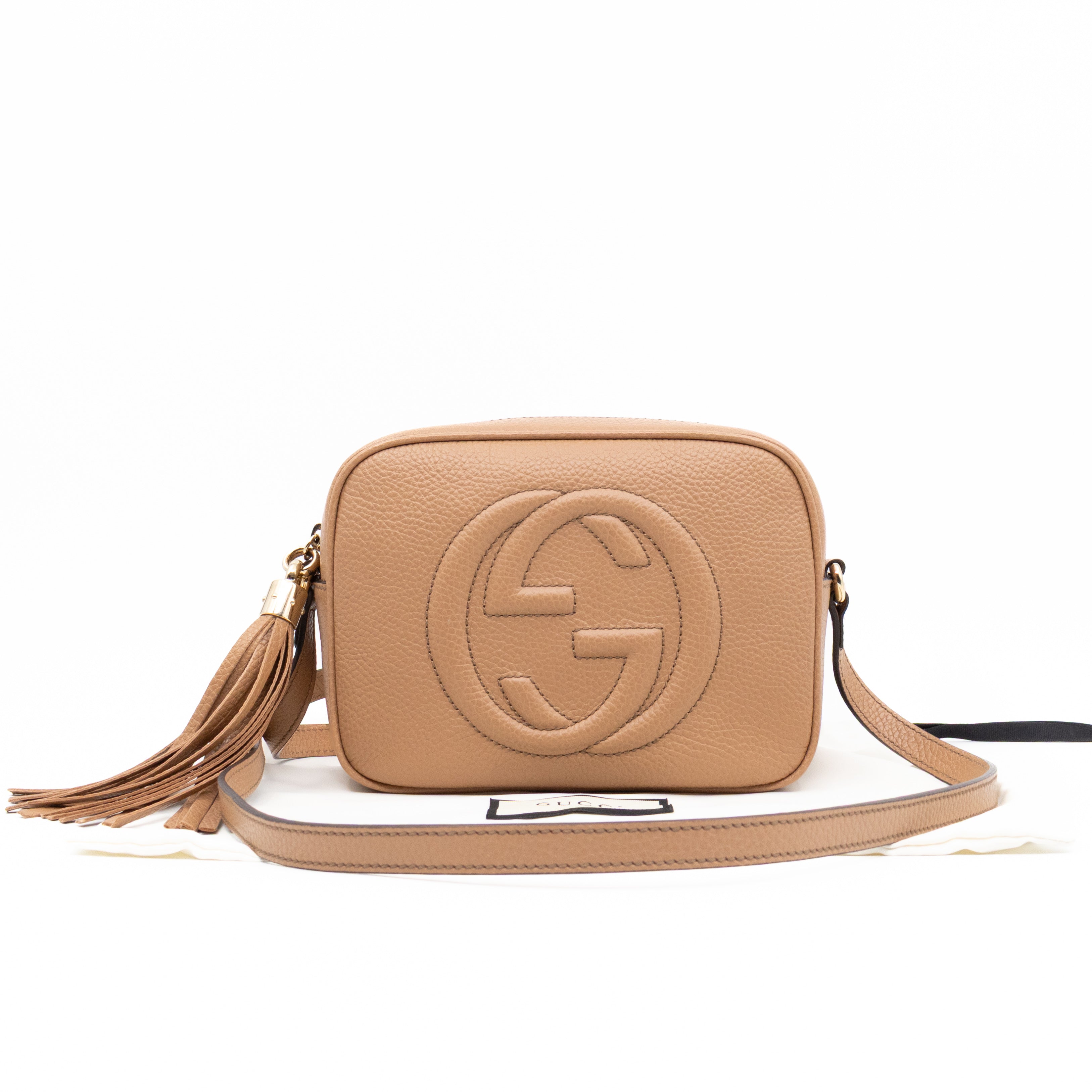 Disco Soho Dark Beige Leather