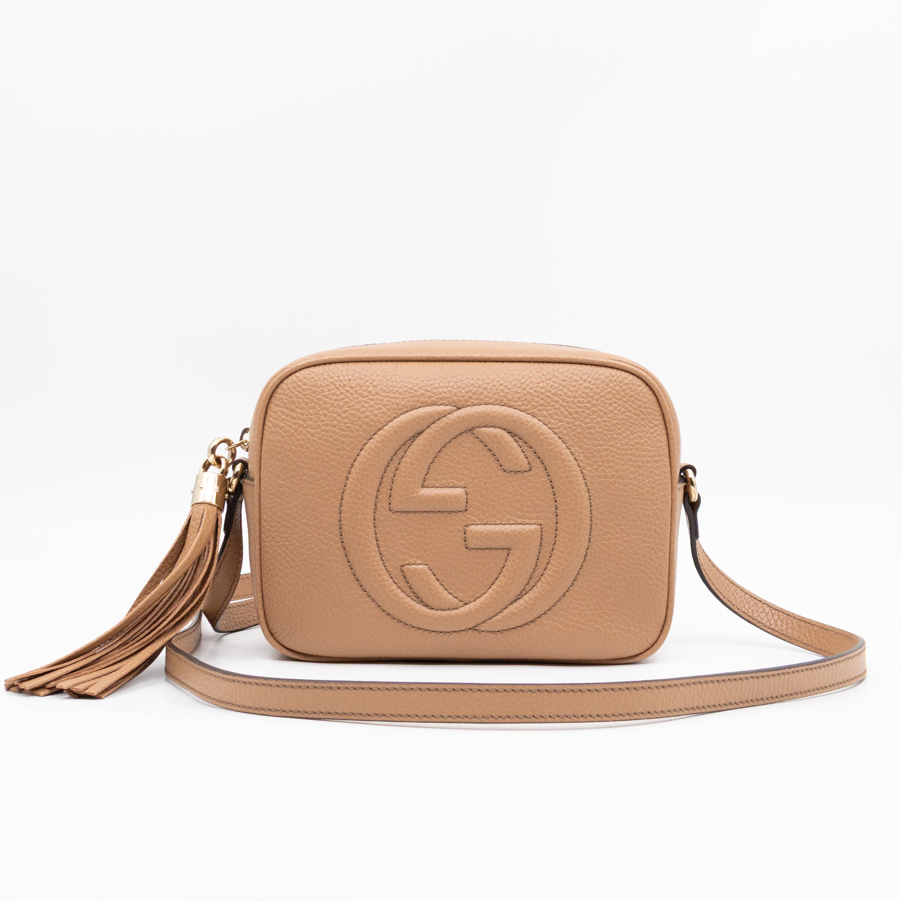 Disco Soho Dark Beige Leather