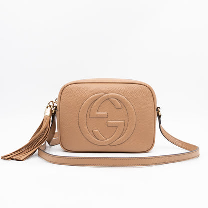 Disco Soho Dark Beige Leather