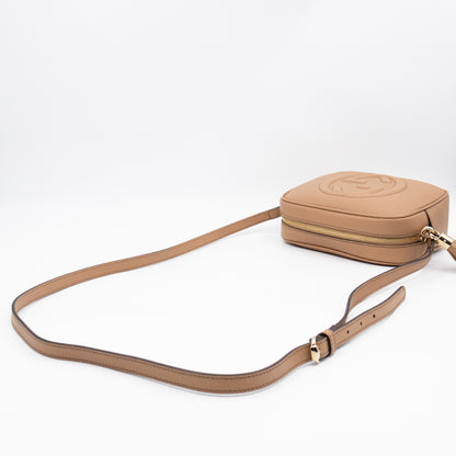 Disco Soho Dark Beige Leather