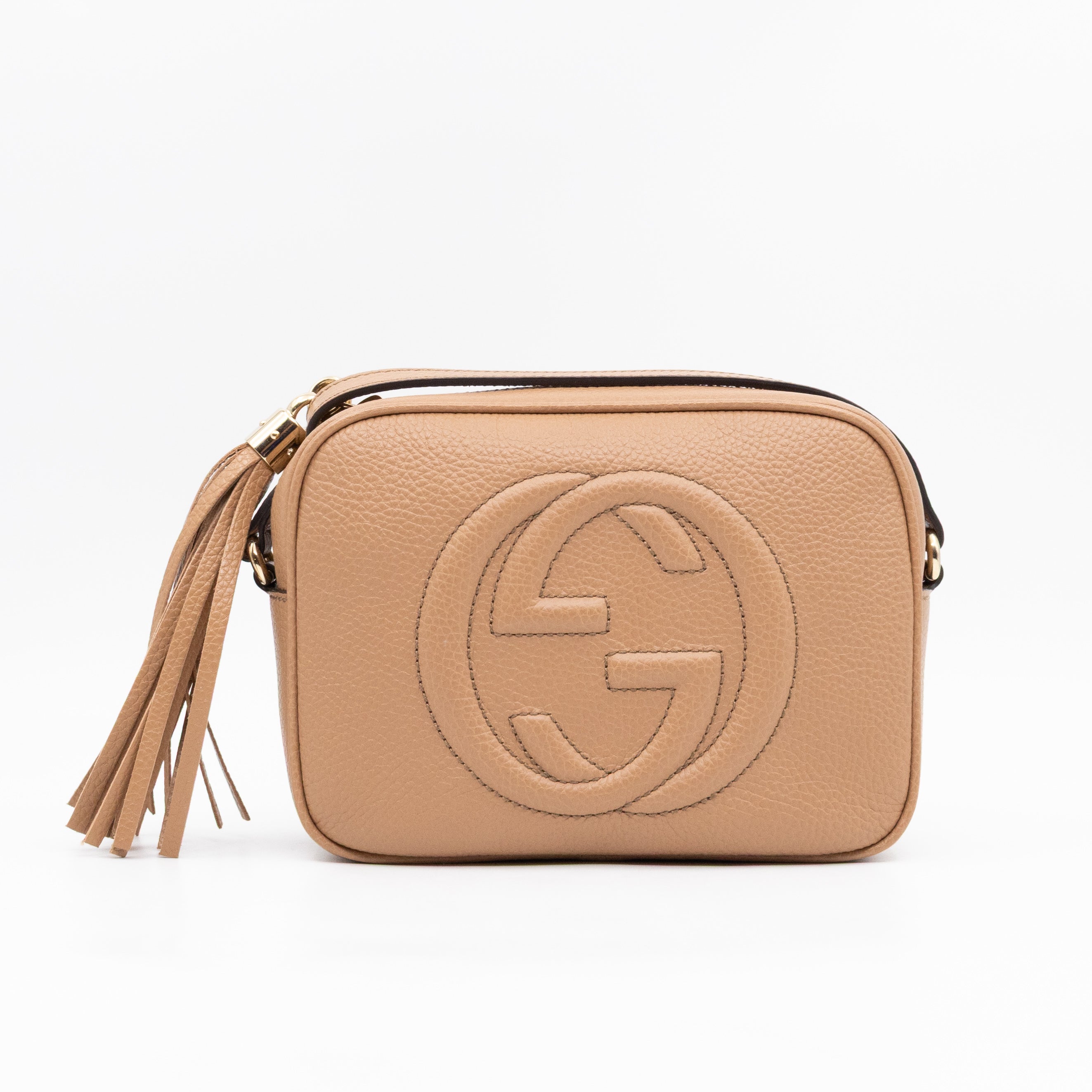 Disco Soho Dark Beige Leather