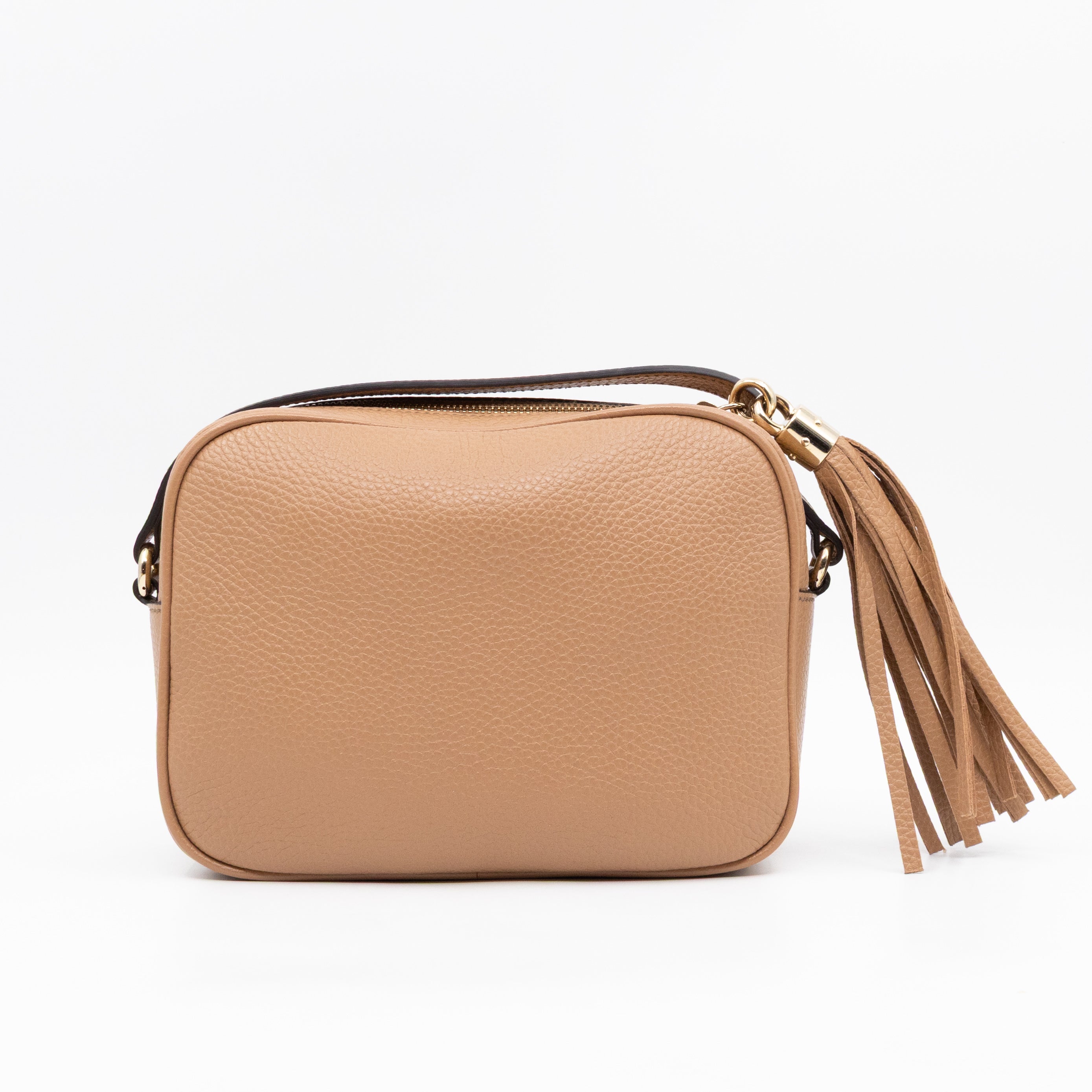 Disco Soho Dark Beige Leather