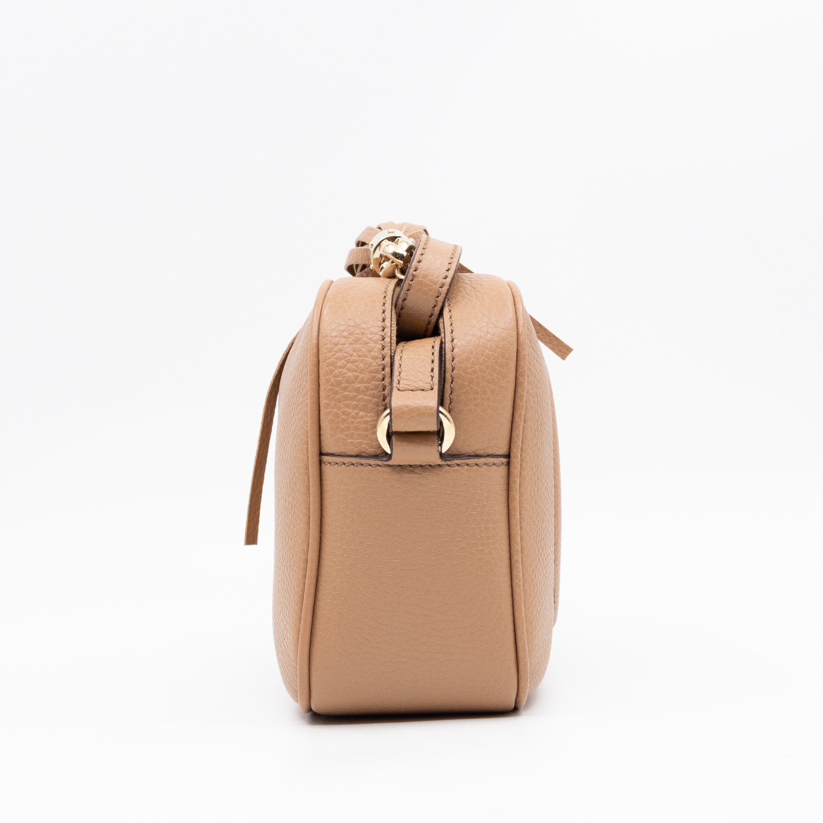 Disco Soho Dark Beige Leather