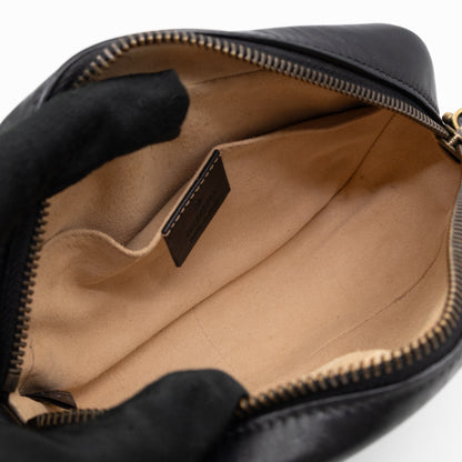 GG Marmont Matelassé Mini Camera Bag Black Leather