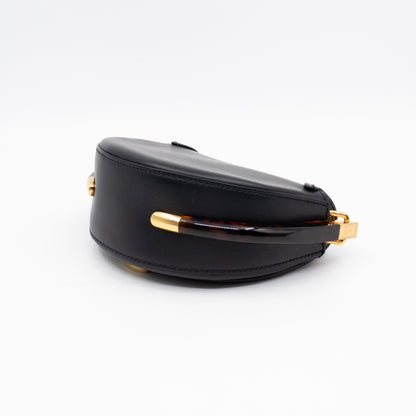 Moonlight Crossbody Bag Black Leather