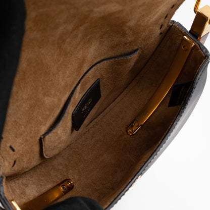 Moonlight Crossbody Bag Black Leather