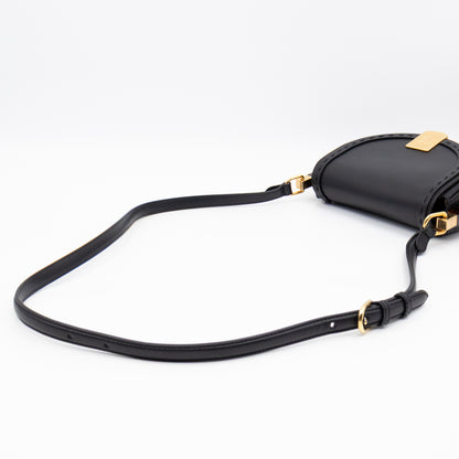 Moonlight Crossbody Bag Black Leather