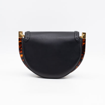 Moonlight Crossbody Bag Black Leather