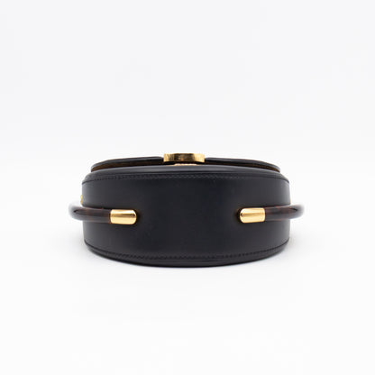 Moonlight Crossbody Bag Black Leather