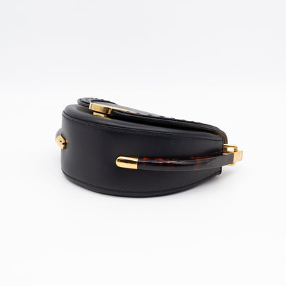 Moonlight Crossbody Bag Black Leather