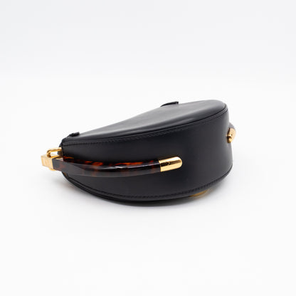 Moonlight Crossbody Bag Black Leather