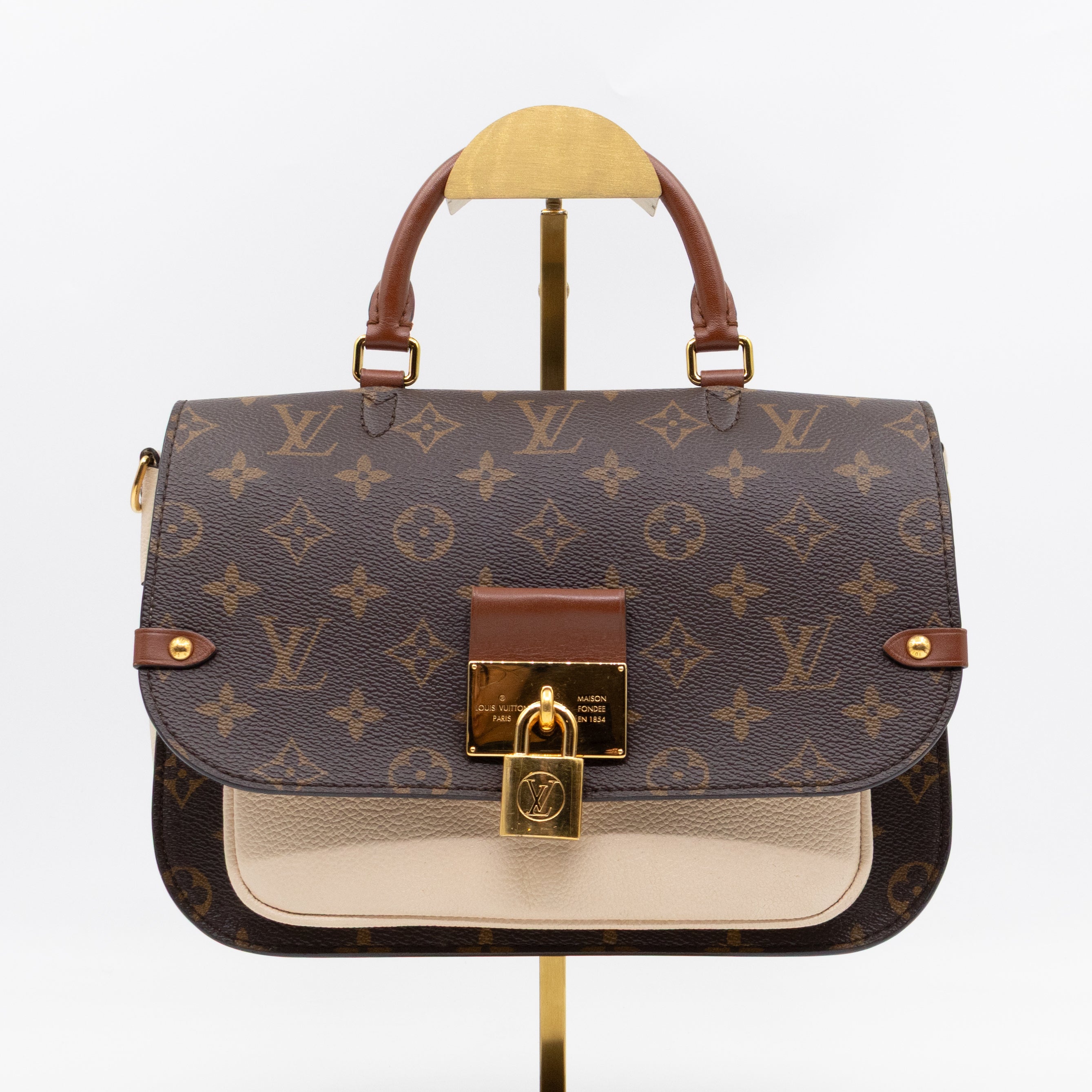 Vaugirard Creme Leather Monogram