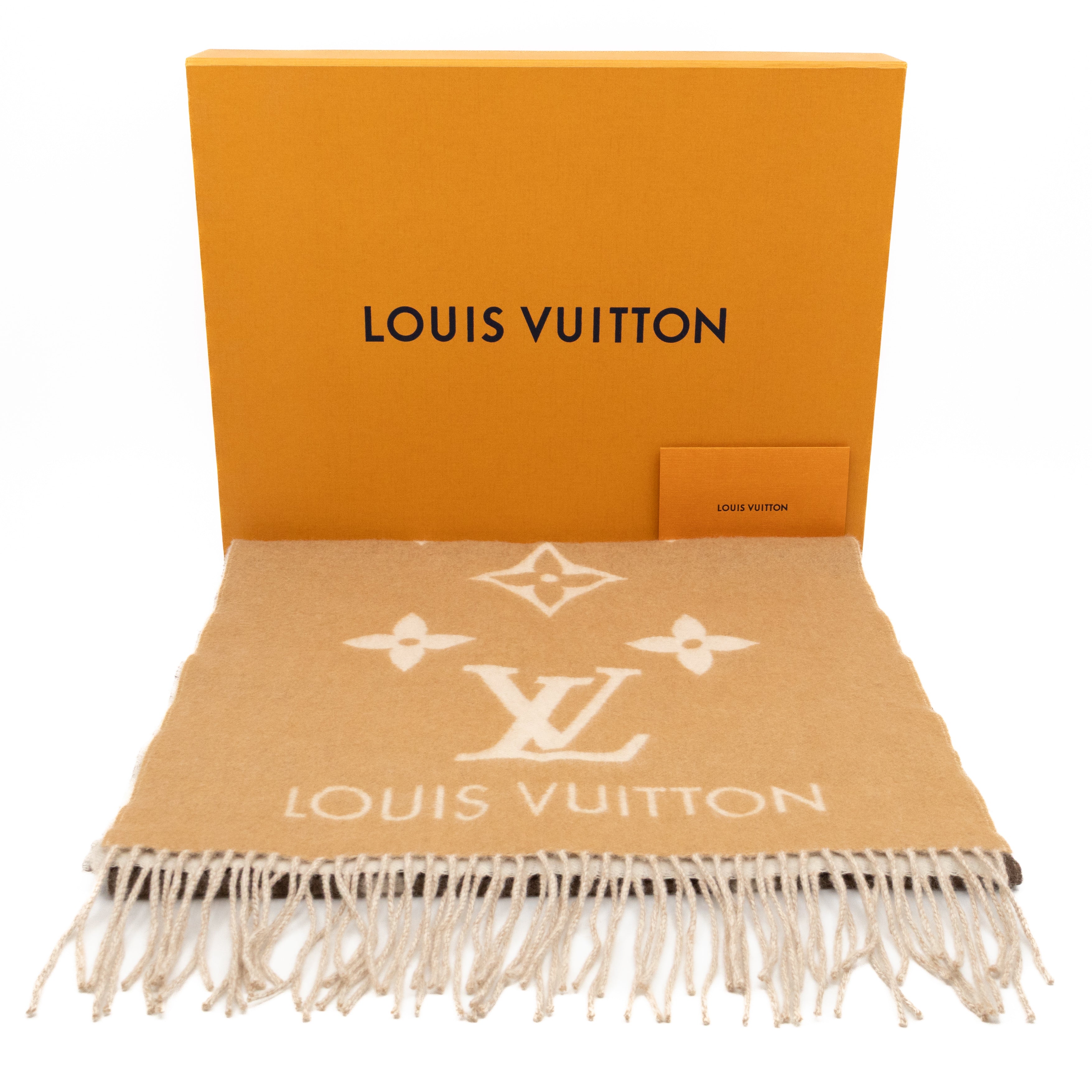 Reykjavik Gradient Cashmere Scarf Beige