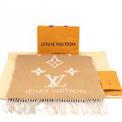Reykjavik Gradient Cashmere Scarf Beige