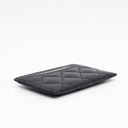 Classic Card Holder Black Caviar Gold
